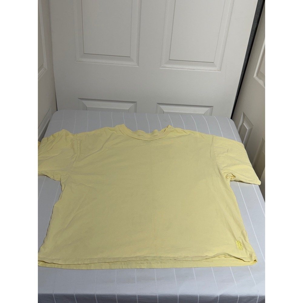 Free People FP Movement T-Shirt Yellow Boxy Short Sleeve Top Medium